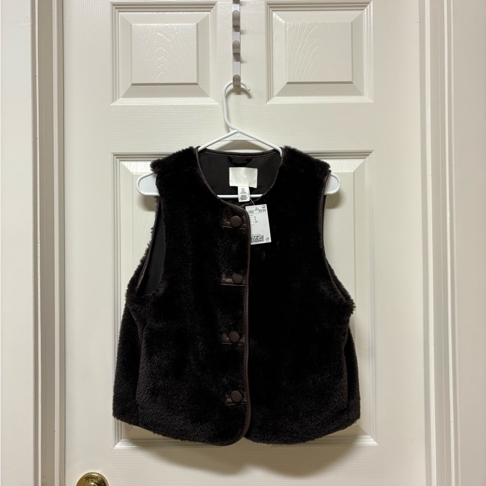 Fluffy H&M Vest NWT - Picture 5 of 7